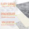 STGAO Soft Area Rug 160 x 160 cm, Non-Slip, Light Gray view 3