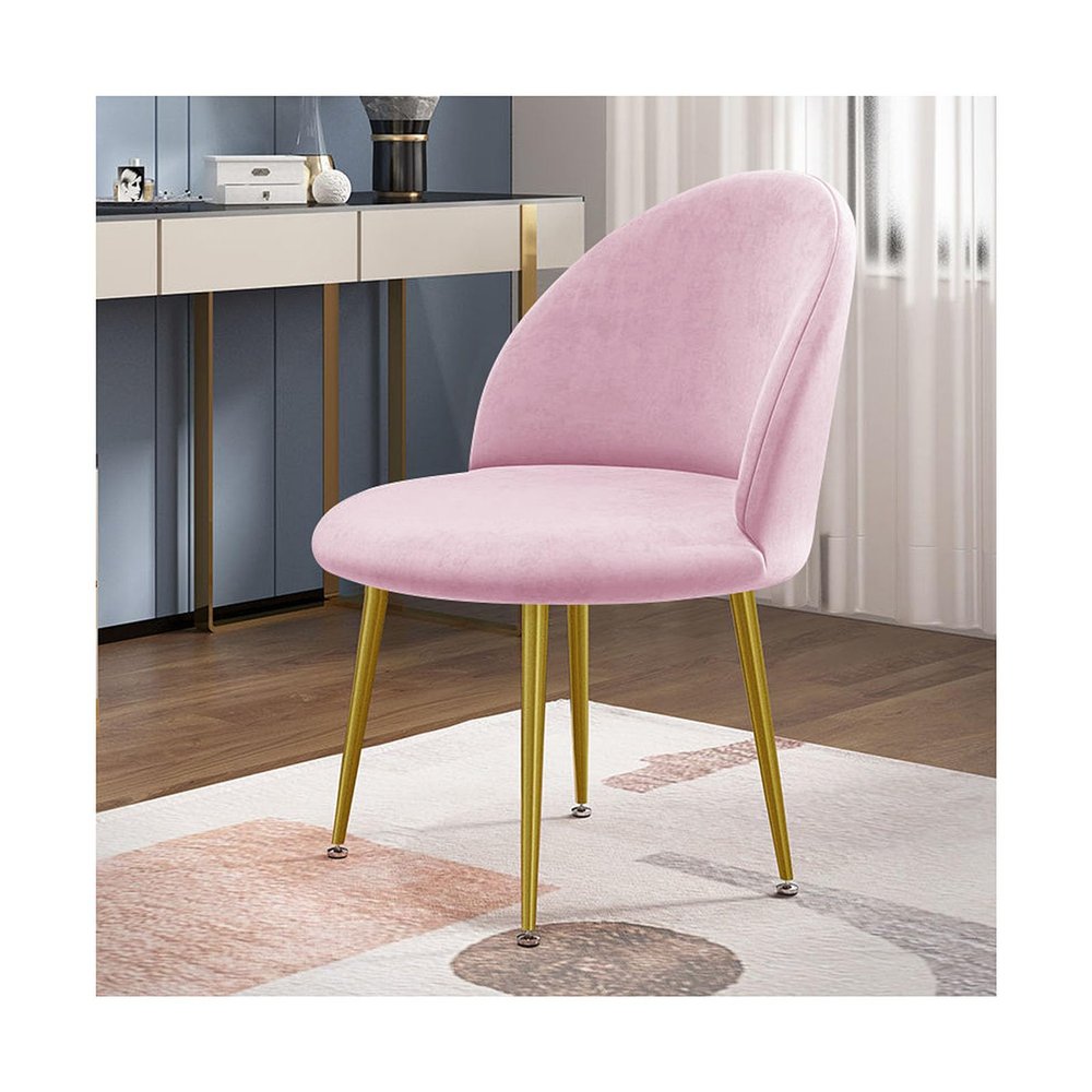 Mswborml Velvet Stretch Chair Covers, Armless, Round Back, Removable and Washable, L, 2-Pack