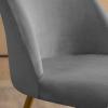 Mswborml Velvet Stretch Chair Covers, Armless, Round Back, Removable and Washable, L, 2-Pack view 3