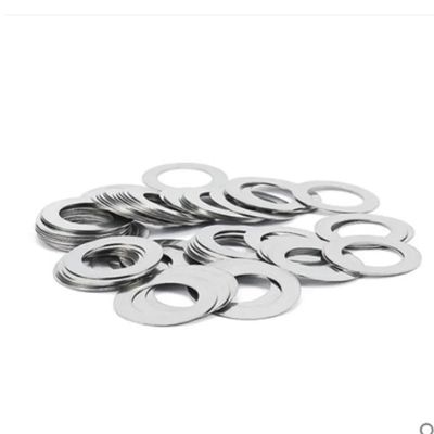 YUANYAO 10–100 pcs DIN 988 0.1/0.2/0.3/0.5/1 mm Thin Shim Washers M3–M30 Stainless Steel (M6 × 9 mm, 50 pcs, 0.2 mm thick)