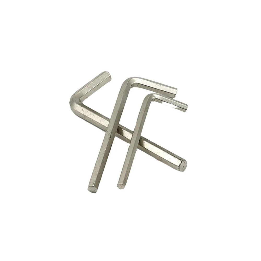 XUCZHAI Nickel-Plated Hex Key, L-Shaped, 1.5 mm