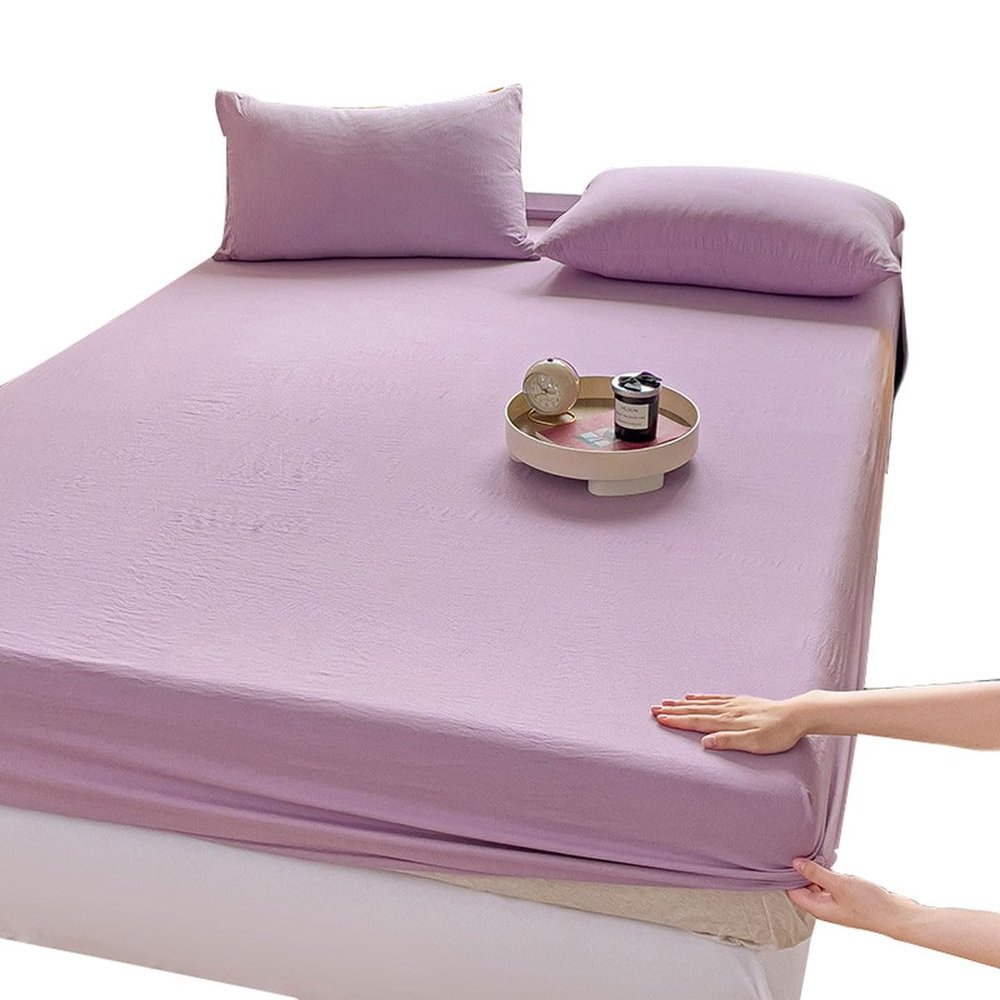 Fitted Sheet Mattress Protector, 47 x 78 in / 120 x 200 cm