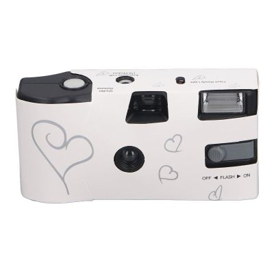 35mm Disposable Film Camera with 16-Exposure Color Film and Flash
