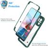 QiongniAN Case for Xiaomi Redmi Note 10/10S 4G and Poco M5s, Green view 2