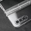 GXZJFC Transparent Phone Case for Samsung Galaxy Z Fold 5/4/3 5G with Stylus Slot and Hinge Protection view 3