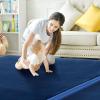 Kids' Room Coral Velvet Rug, Soft Non-Slip Play Mat view 2