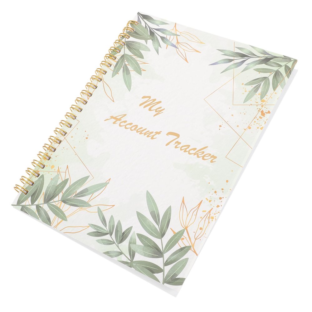 HONMEET Paper Checkbook Accounting Book for Personal Finance and Deposit Tracking