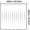 Orchid 3D Stone Shower Curtain 240 x 200 cm view 4