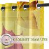Odot Semi-Sheer Curtains, 3D Autumn Maple Leaf Voile, 2-Piece Set, 132 x 244 cm, Fallen Leaves view 3