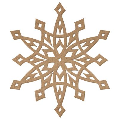 Btic GmbH Mud-Colored Felt Star Motif 1 – Decorative Crafts, 10–60 cm