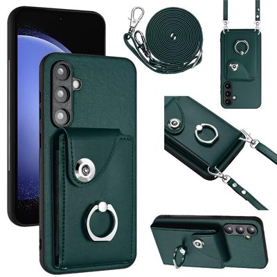 GoodcAcy Wallet Case Compatible with Samsung Galaxy S23 FE, Green