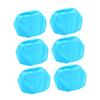 KITANDOVE 6-Piece Unisex Swim Caps, Stretch Polyester, Elastic, Solid Color, for Swimming and Showering view 1
