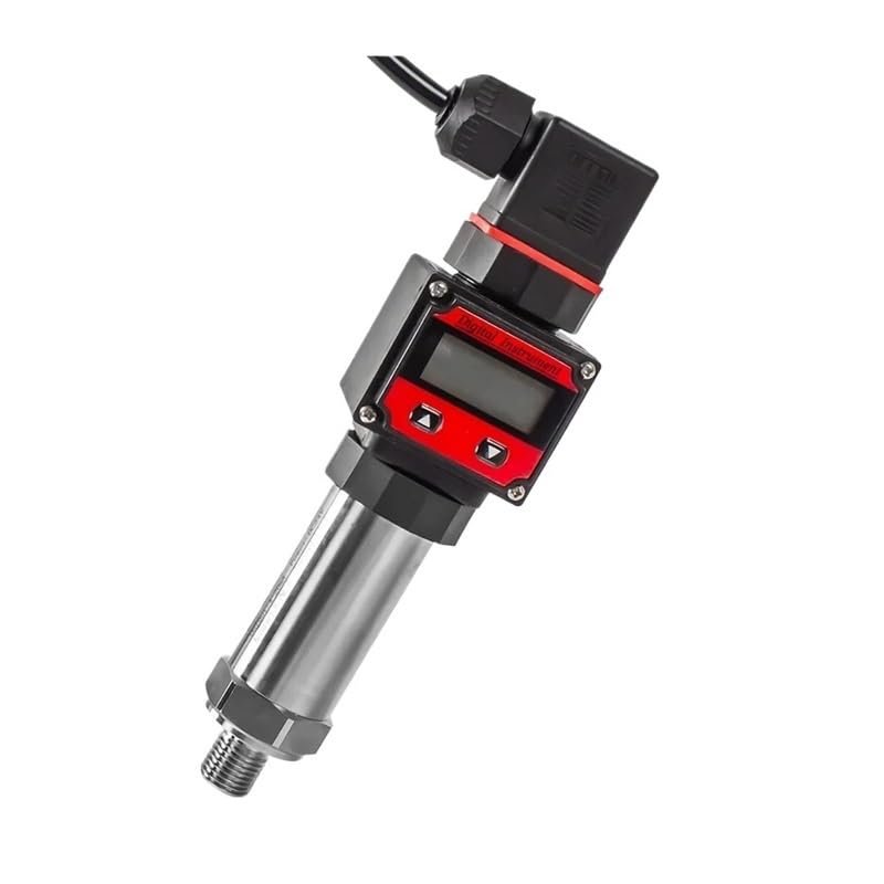 CZAOINCU NPT1/2 Digital LCD Pressure Gauge/Transmitter, 0–10 V Output, 0–0.3 bar