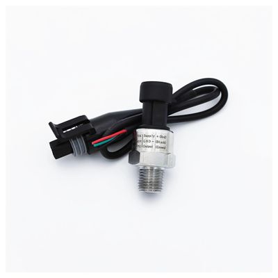 CZAOINCU Pressure Sensor Transmitter, 1/4 NPT, 5–12V, Ceramic Sensor, Stainless Steel, 5–300 psi, Output 0.5–4.5V, 30 psi