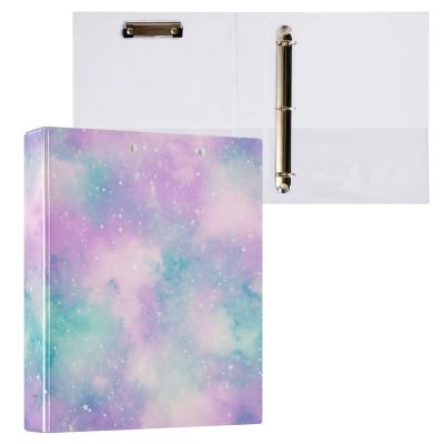3-Ring Binder, 1.5 in, Stars and Space School Design