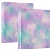 3-Ring Binder, 1.5 in, Stars and Space School Design view 3