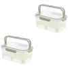 Hohopeti 2-Piece Refrigerator Fruit Storage Containers, Berry Organizer view 1
