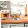 Hohopeti 2-Piece Refrigerator Fruit Storage Containers, Berry Organizer view 3