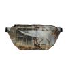 Waist Bag with Deer Hunting Print, Adjustable, Black view 1