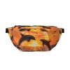 Dolphin Print Waist Bag, Adjustable, Lightweight, Black, One Size view 1