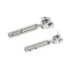 SkyjOy Wire Rope Clips for Cable Railing, 1.5/2/3/4/5/6/8 mm, with Hex Socket Set Screws (5 mm, 2 pcs) view 2