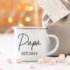 Personalized Enamel Mug for Mom, Dad & Family, Custom Name, 2-Pack view 2