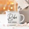 Personalized Enamel Mug for Mom, Dad & Family, Custom Name, 2-Pack view 3