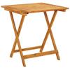 FENLAX 3-Piece Anthracite Fabric and Solid Acacia Wood Bistro Set view 3
