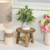 Tanxemery Wooden Plant Stand and Flower Pot Holder Stool view 3