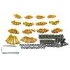 QIBBEI Motorcycle Fairing Bolt Kit for Ninja Models (Green) view 2