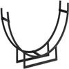 MYVVKIA Firewood Rack, Outdoor Fireplace Log Holder, Metal Wood Storage Rack view 4