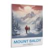 BEAYODKP Paint by Numbers Kit, Mount Baldy California Vintage Travel Poster Ski Design, DIY Acrylic Painting for Kids, Adults and Beginners, 50 x 60 cm (19.6 x 23.6 in)-D30 view 2