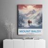 BEAYODKP Paint by Numbers Kit, Mount Baldy California Vintage Travel Poster Ski Design, DIY Acrylic Painting for Kids, Adults and Beginners, 50 x 60 cm (19.6 x 23.6 in)-D30 view 3