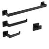 Black 304 Stainless Steel Bathroom Hardware Set view 1