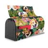 Tropical Flowers and Corgi Mailbox Cover view 4