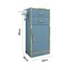 Salon Styling Station Storage Cabinet, Gray A, 35 x 30 x 80 cm view 3