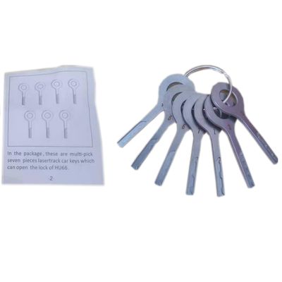 YCXNLONG HU66 Auto Door Lock Laser Track Pick, Professional Locksmith Tools, Quick Opener, 7-Piece