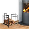 MYVVKIA Freestanding Metal Firewood Rack view 1