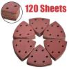GSJNHY 120-Piece Sandpaper Discs, 40–240 Grit, 6-Hole, 93 mm Triangle Delta view 2