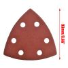 GSJNHY 120-Piece Sandpaper Discs, 40–240 Grit, 6-Hole, 93 mm Triangle Delta view 3