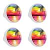 LVTISEE 4-Piece Sunset Tropical Seascape Cabinet Knobs view 1