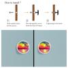 LVTISEE 4-Piece Sunset Tropical Seascape Cabinet Knobs view 4
