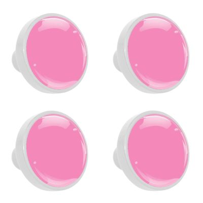 LVTISEE 4-Piece Pink Cabinet Knob Set