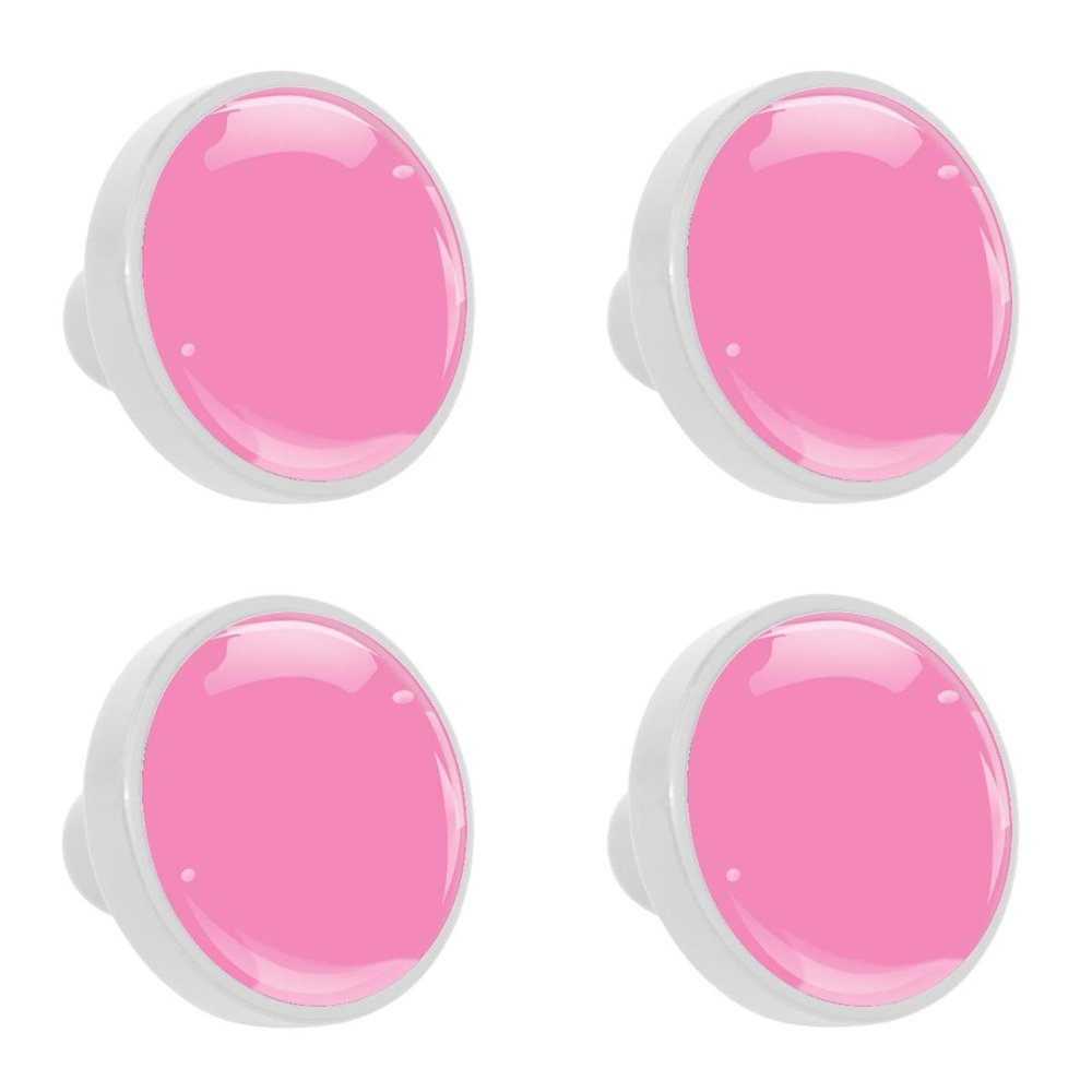 LVTISEE 4-Piece Pink Cabinet Knob Set