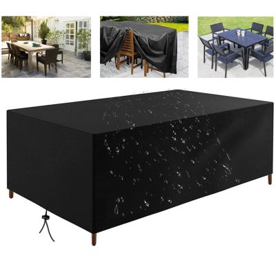 HNKDKJ Outdoor Table Cover 200 x 90 x 85 cm, 420D Oxford Fabric