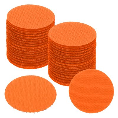 PATIKIL 50-Pack 2-Inch Orange Carpet Dot Markers