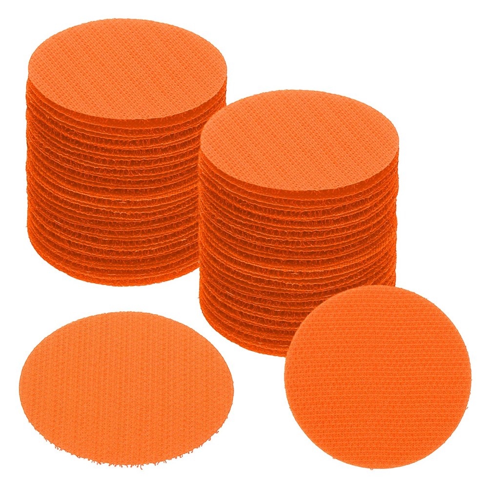 PATIKIL 50-Pack 2-Inch Orange Carpet Dot Markers