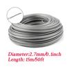 GSJNHY Trimmer Line, Nylon and Steel Wire, Round, 15 m x 2.7 mm view 2