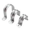 UALXPAO 50/100-Piece Aluminum U-Shaped Saddle Pipe Clamps, 16/20/25/32/40/50 mm (20 mm, 50 pcs) view 1