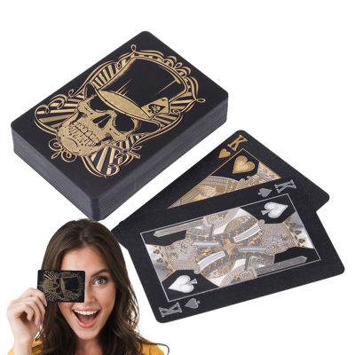 Moxeupon Black Playing Card Deck, Adult Playing Cards, Poker Cards